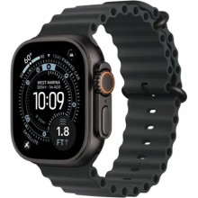 New Apple Watch Ultra 3 (GPS+Cellular) 49mm Titanium Case with Black Ocean Band