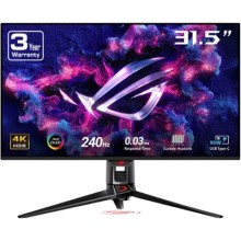 New ASUS ROG Swift 32 inch 4K OLED 240Hz 0.03ms Gaming Monitor with FreeSync Premium Pro and HDR (DisplayPort, HDMI) - Black