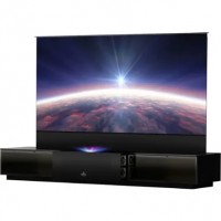 New AWOL Vision - 4K UHD Smart Triple Laser Vanish TV ，Ultra Short Throw Projector with ALR Screen , HDR10+, Dolby Vision - Black