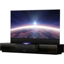 New AWOL Vision - 4K UHD Smart Triple Laser Vanish TV ，Ultra Short Throw Projector with ALR Screen , HDR10+, Dolby Vision - Black