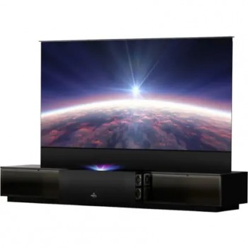 New AWOL Vision - 4K UHD Smart Triple Laser Vanish TV ,Ultra Short Throw Projector with ALR Screen , HDR10+, Dolby Vision - Black