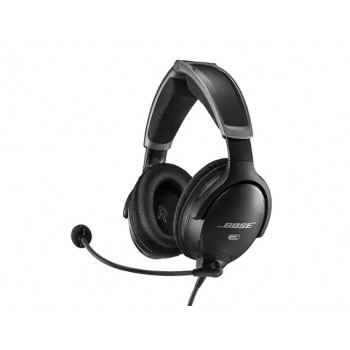 New Bose A30 Bluetooth Noise Cancelling Over-the-Ear Aviation Headset with Dual Plug - Black