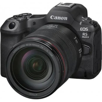 New Canon EOS R5 Mark II 8K Video Mirrorless Camera with RF24-105mm F4 L IS USM Lens