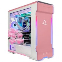 New CLX RA Gaming Desktop - Intel Core i9 13900KF - 32GB DDR5 Memory - GeForce RTX 4090 - 1TB NVMe SSD + 4TB HDD - White/Pink