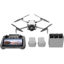 New DJI Mini 4 Pro Fly More Combo Drone and RC 2 Remote Control with Built-in Screen