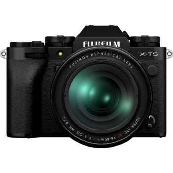 New Fujifilm X-T5 Mirrorless Camera with XF16-80mmF4 R OIS WR Lens Bundle