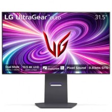 New LG UltraGear 32 inch OLED Dual Mode (4K UHD 240Hz,FHD 480Hz), 0.03ms NVIDIA G-SYNC Compatible, AMD Freesync Pro Gaming Monitor - Black
