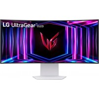 New LG UltraGear 34 inch OLED Curved WQHD 240Hz 0.03ms FreeSync and NVIDIA G-SYNC Gaming Monitor with HDR400 (HDMI, DP, USB) - White