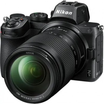New Nikon Z5 with NIKKOR Z 24-200mm f/4-6.3 VR - Black