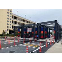 Shinewash Drive Through Bus Wash Machine - Foam wax system